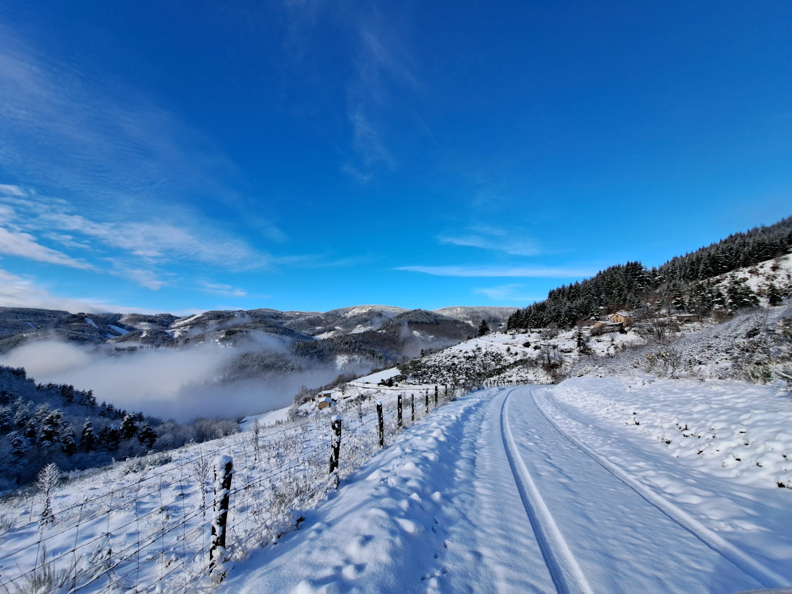 Winterimpressionen in der Ardèche